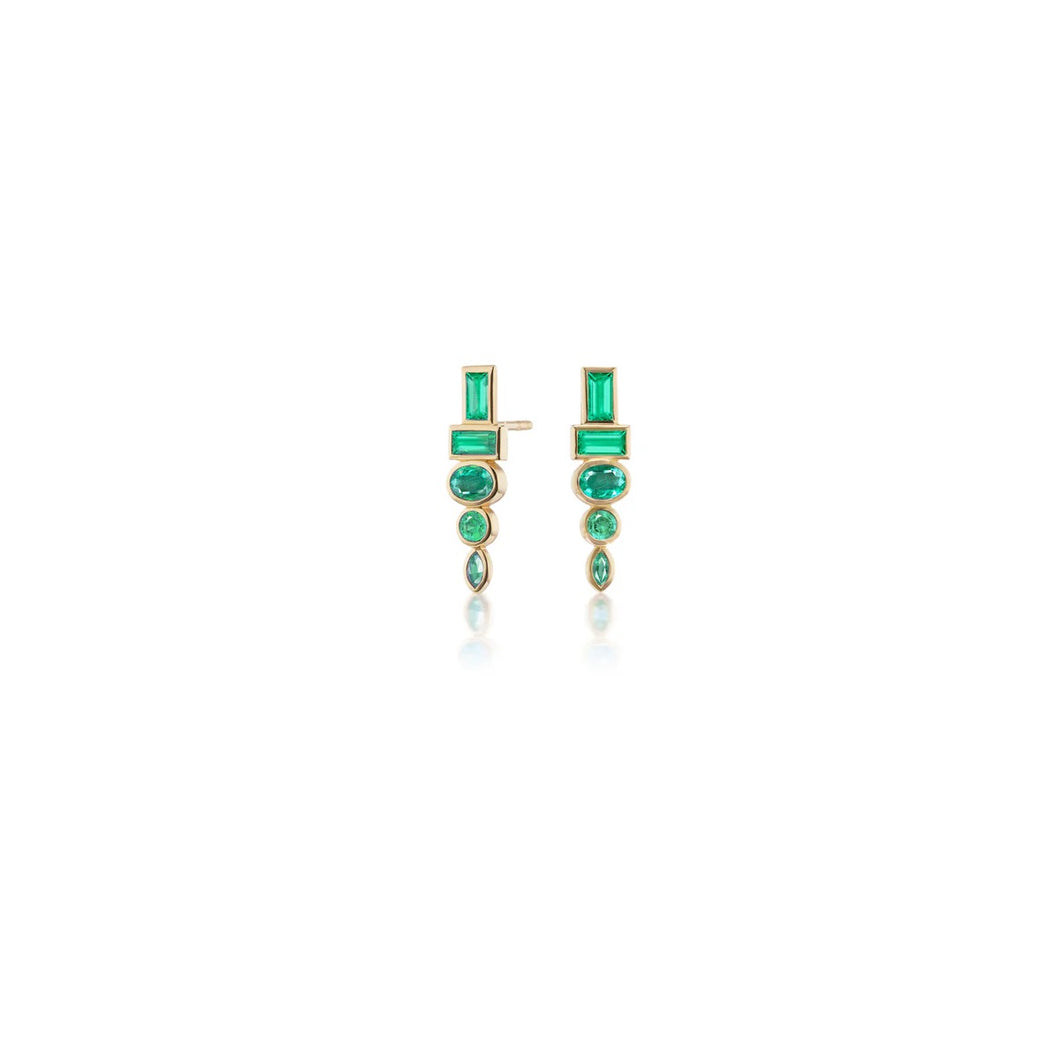 Julie Earrings - Green