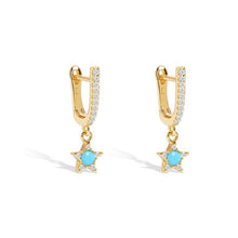 Carica l&#39;immagine nel visualizzatore di Gallery, Blu Star Earrings
