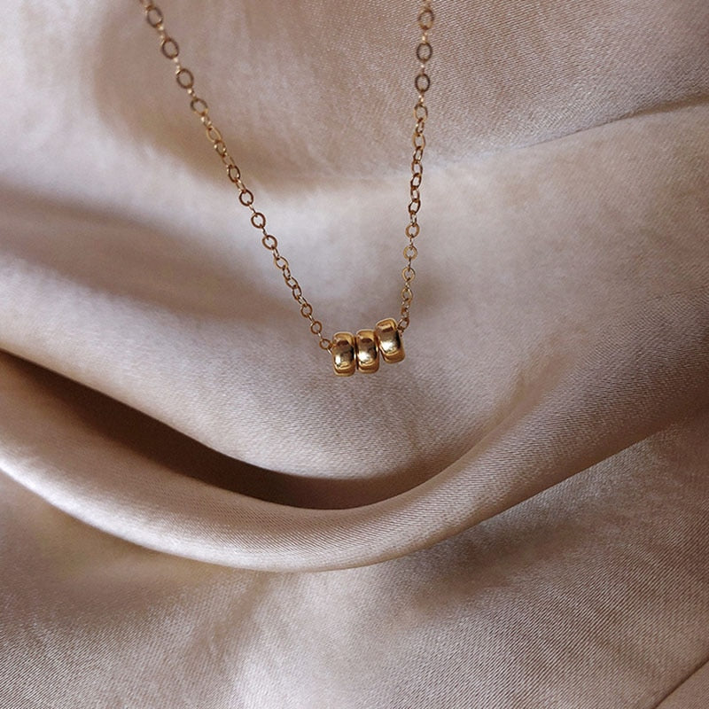 Trio Necklace Gold