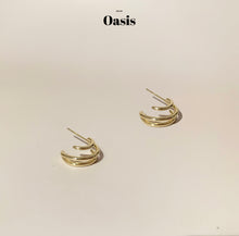 Carica l&#39;immagine nel visualizzatore di Gallery, Trio Earrings Gold
