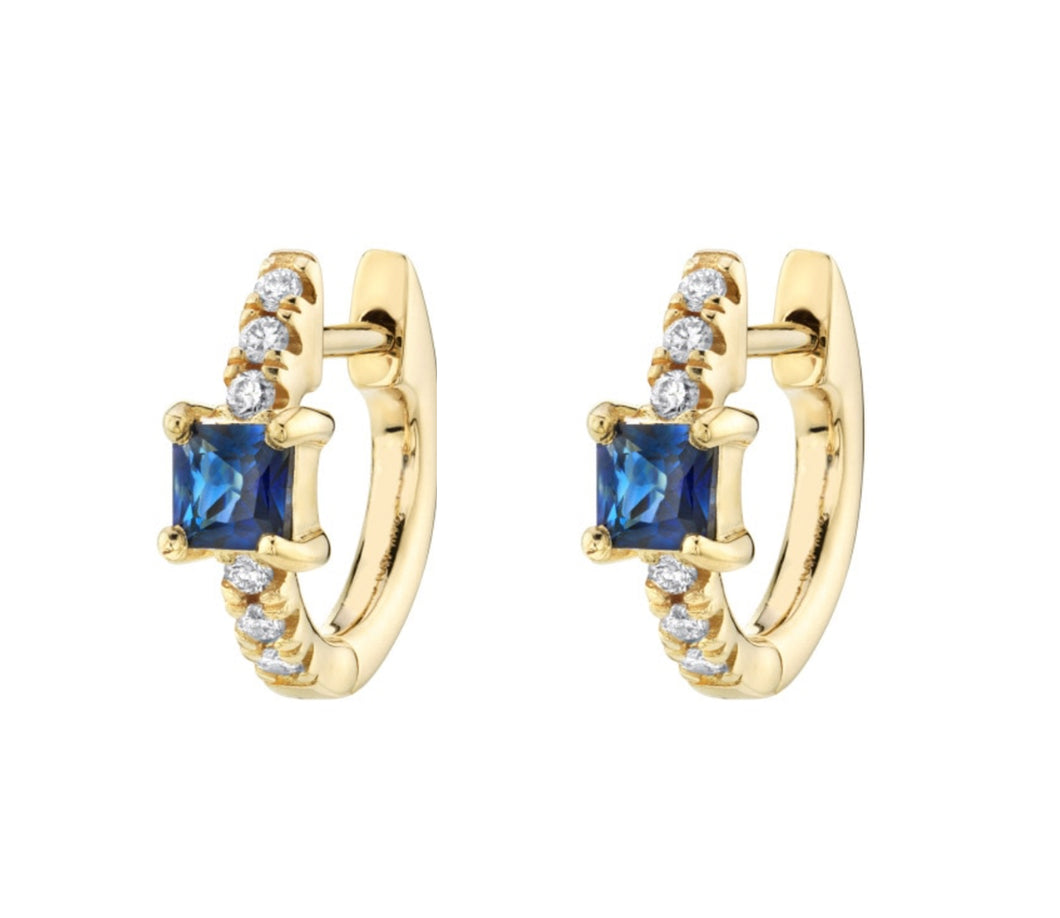 Blu Diamond Earrings